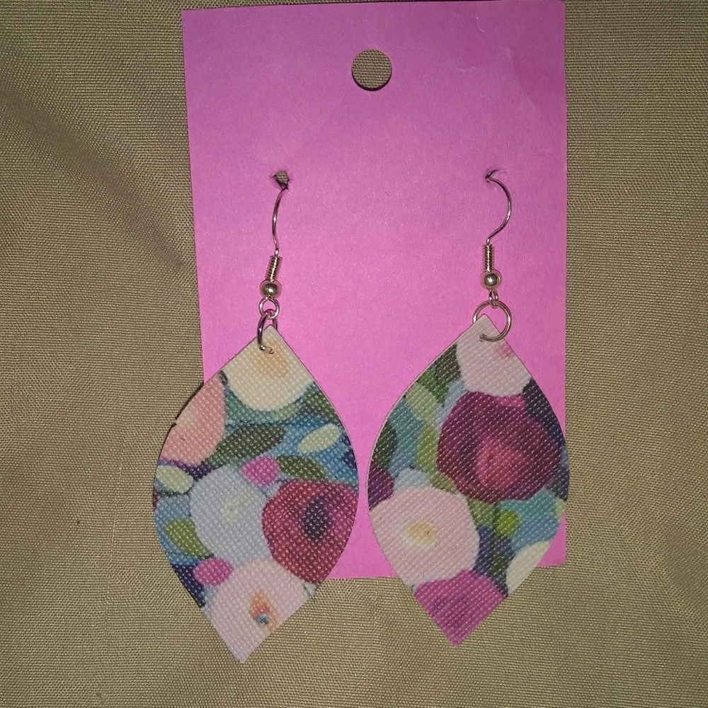 Only Prettier Custom Faux Leather Earrings